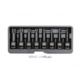 Набір насадок викруткових ударних YATO SPLINE 1/2