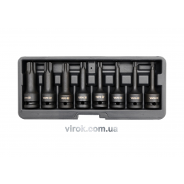 Набір насадок викруткових ударних YATO TORX 1/2