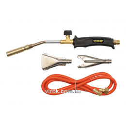 Газовий пальник VOREL 360 мм з гнучким шлангом 2 м 0.5 Мпа і наконечниками
