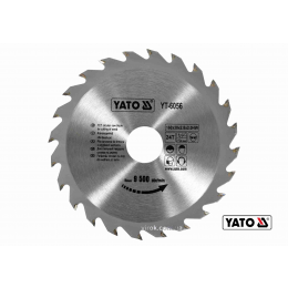 Диск пиляльний по дереву YATO 160 х 30 х 2.8 х 2 мм 24 зубці R.P.M до 9500 1/хв