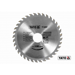 Диск пиляльний по дереву YATO 160 х 30 х 2.8 х 2 мм 36 зубців R.P.M до 9500 1/хв