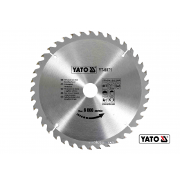 Диск пиляльний по дереву YATO 250 х 30 x 3.2 x 2.2 мм 40 зубців R.P.M до 6000 1/хв