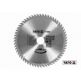 Диск пиляльний по дереву YATO 210 х 30 x 3.2 x 2.2 мм 60 зубців R.P.M до 8000 1/хв