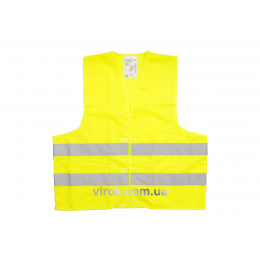 Жилет сигнальний VOREL жовтий, розмір L