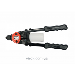 Заклепочник дворучний YATO для нітів Ø=3.2, 4, 4.8, 6, 6.4 мм 330 мм