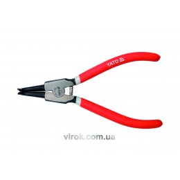 Знімач стопорних кілець YATO зігнутий розтискання l=180 мм