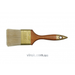 Пензель флейцевий VOREL ПРОФІ з дерев'яною ручкою 87 мм