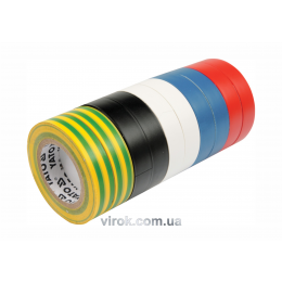 Набір стрічок ізоляційних YATO 19 мм х 20 м 10 шт