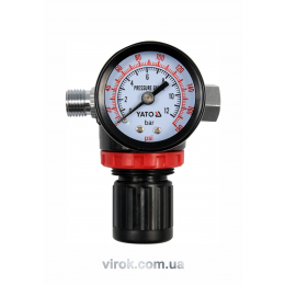 Манометр з редукційним клапаном YATO 1/4