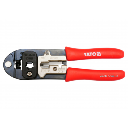 Кліщі для обтискання та зачистки проводів YATO 195 мм
