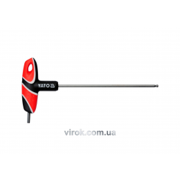 Ключ шестигранний Т-подібний з кулькою YATO HEX 4 х 140 мм