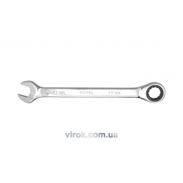 Ключ ріжково-накидний з тріщаткою VOREL М15 мм
