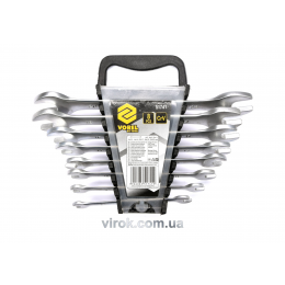 Набір ключів ріжкових VOREL М6-22 мм 8 шт