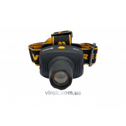 Ліхтар на чоло світлодіодний VOREL 1 Вт 55 x 40 x 65 мм 3 x AAA