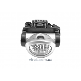 Ліхтар на чоло світлодіодний VOREL 8 LED 70 x 40 x 55 мм 3 x AAA
