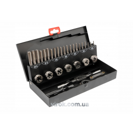 Набір мітчиків і плашок YATO М3-М12 32 шт