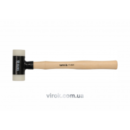 Молоток безінерційний YATO з дерев'яною ручкою 40 мм 430 г 350 мм