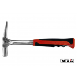 Молоток муляра YATO з металевою ручкою 382 мм 600 г