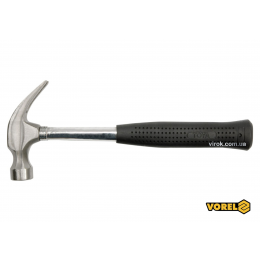 Молоток столярний VOREL з металевою ручкою 600 г