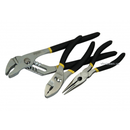 Набір STANLEY: Плоскогубці, щипці, кліщі переставні 3 предмета