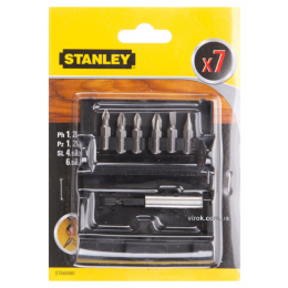 Набір насадок викруткових STANLEY з магнітним тримачем 7 шт