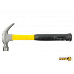 Молоток столярний VOREL з скловолоконною ручкою 600 г