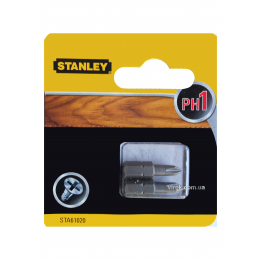 Насадка викруткова STANLEY хрестова PH1 х 25 мм 2 шт