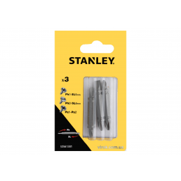 Набір насадок викруткових двосторонніх STANLEY PH1-SL5 PH2-SL6 PZ1-PZ2 48 мм 3 шт