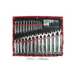 Набір ключів комбінованих YATO М6-32 мм 25 шт