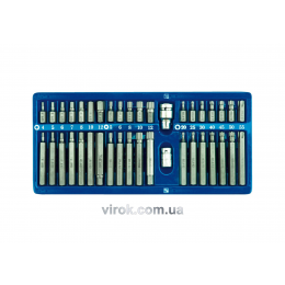 Набір насадок викруткових VOREL з перехідниками 40 шт