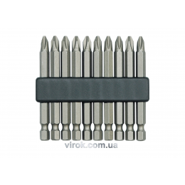 Насадка викруткова VOREL хрестова PН2 х 75 мм 10 шт