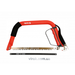 Пила лучкова по дереву і металу YATO 300 мм