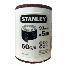 Папір шліфувальний STANLEY 93 мм х 5 м P60