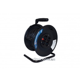 Подовжувач електричний на котушці BEMKO 30 м 1 мм² 4 гнізда