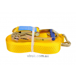 Ремінь для кріплення багажу з тріщаткою VOREL 2500/5000 daN 12 м х 50 мм