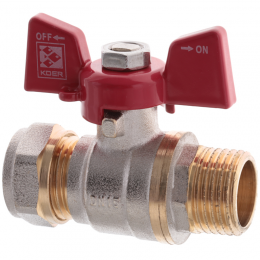 Кран шаровый KOER WING 16x1/2M (KR.351) (LL1656)