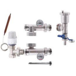 Смесительный узел для коллект. с левым. подкл. KOER KR.1022L2 - 1” (без насоса) (угловой) (KR2913)