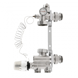 Смесительный узел для коллекторов с нижним подключением KOER KR.1022 1” (без насоса) (KR2841)