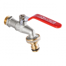 Кран полива с коннектором для быстрого подключения 1/2