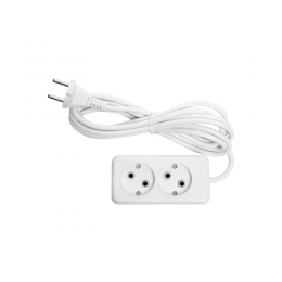 Сетевой удлинитель Luxel 2 розетки 2М (7302)