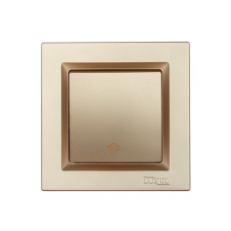 Выключатель проходной Luxel JAZZ (9615) Бронзовый
