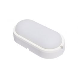 Светодиодный светильник Luxel 179x88x56 овал 12 w 6000 K IP65 (BSO-12C) id-81519