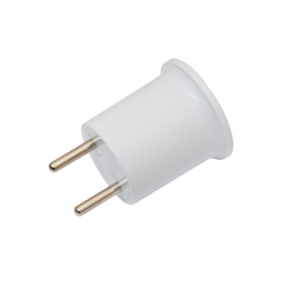 Переходник вилка-патрон Е27 Luxel (1037)