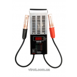 Тестер напруги акумуляторів 12 В цифровий YATO