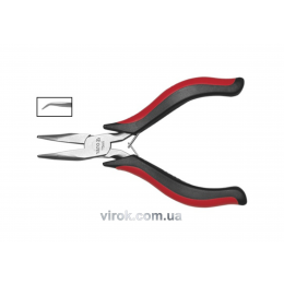 Тонкогубці вигнуті нікельовані YATO 115 мм
