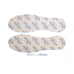 Устілки для взуття VOREL антибактеріальні з розміром 41/42