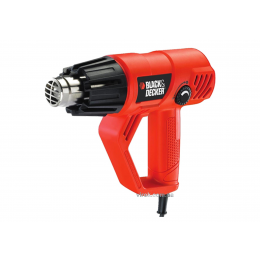 Фен технічний Black+Decker 2 кВт 600°C + аксесуари і кейс