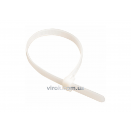 Хомут стяжний капроновий білий 120 х 2.5 мм 100 шт
