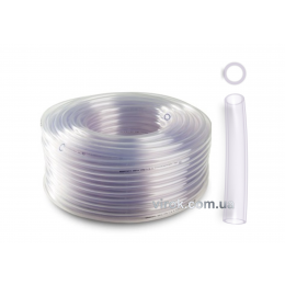 Шланг ПВХ одношаровий харчовий 0.05 МПа, Ø=4 мм, t=1 мм, l=50 м