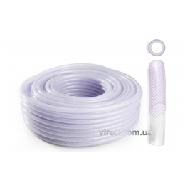 Шланг ПВХ зміцнений харчовий 0.8 МПа, Ø=10 мм, t=1.7 мм, l=50 м